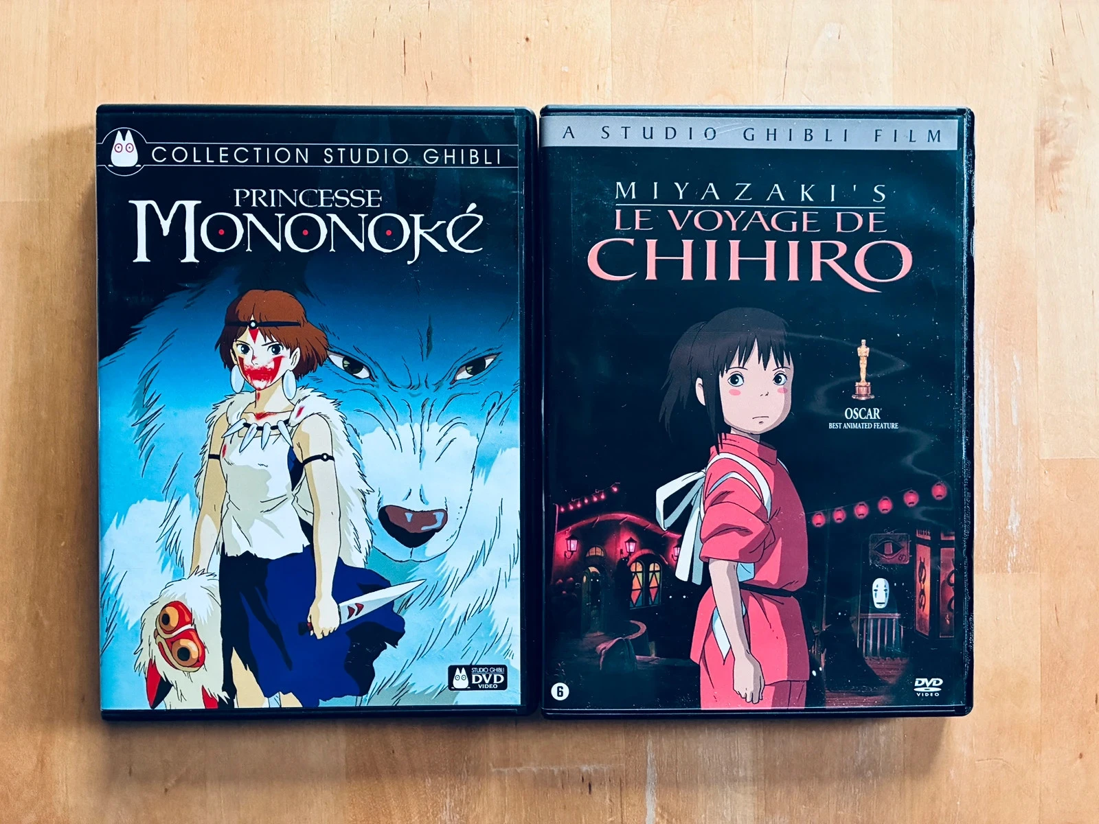 Lot 2 DVD cultes Studios Ghibli: Princesse Mononoké et Le voyage de Chihiro.